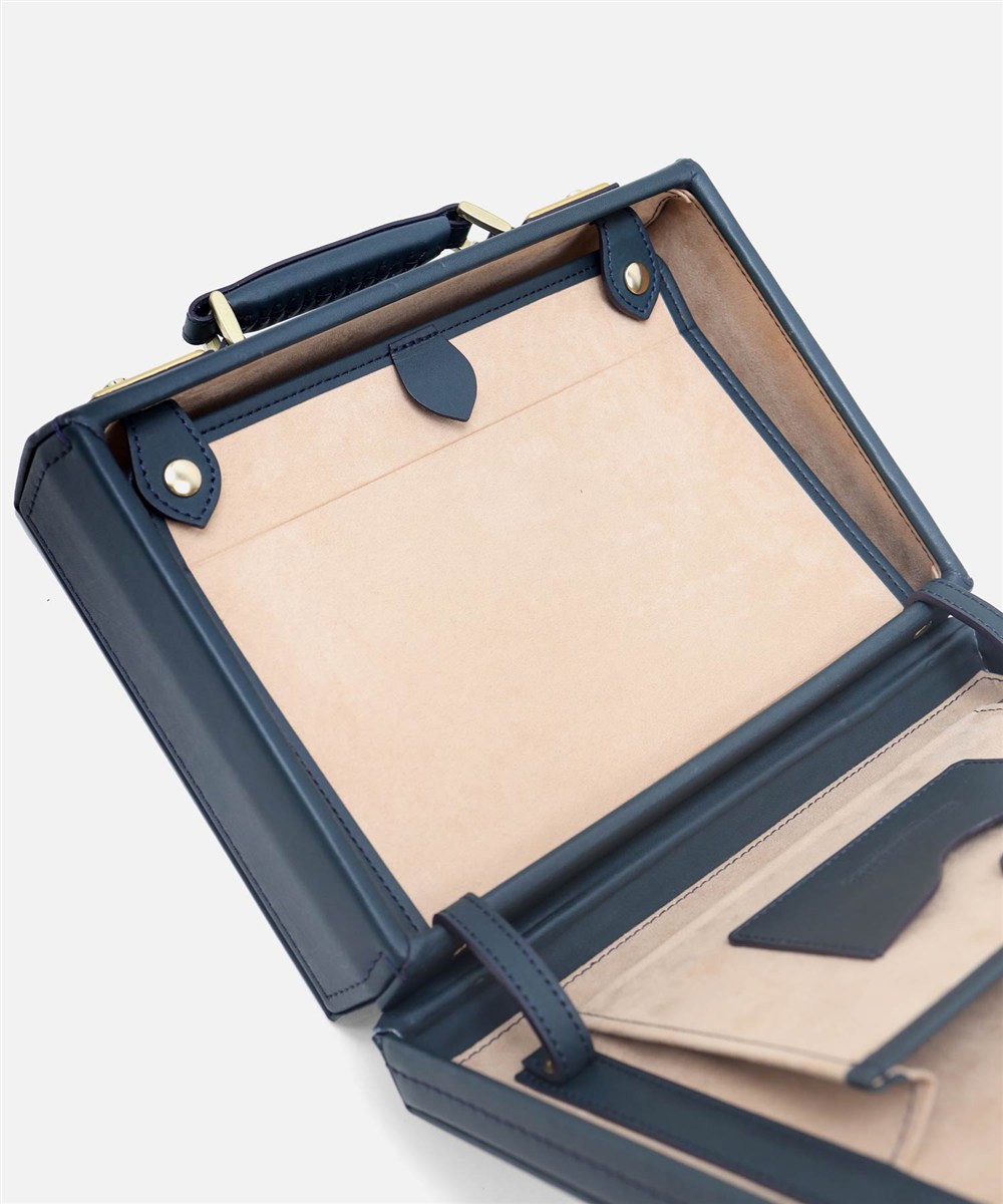 シルバーレイククラブ オイルレザー レザーミニトランク 28cm