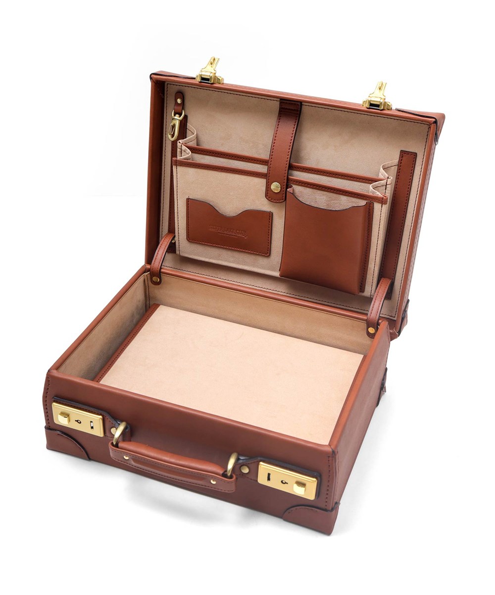 シルバーレイククラブ オイルレザー レザートランク 32cm