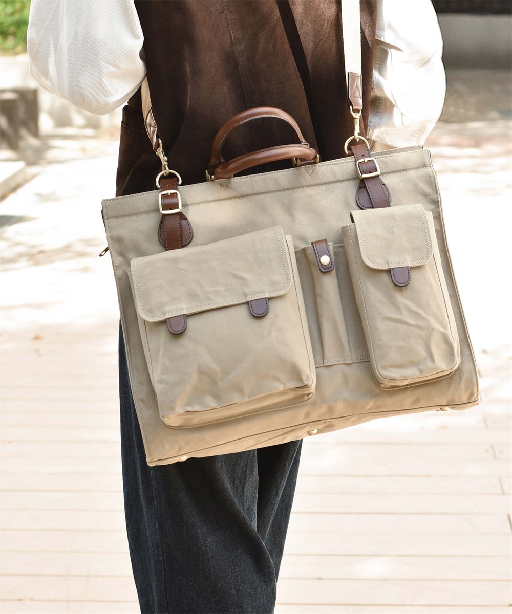 シルバーレイククラブ 9号帆布 ボストンバッグ 43cm