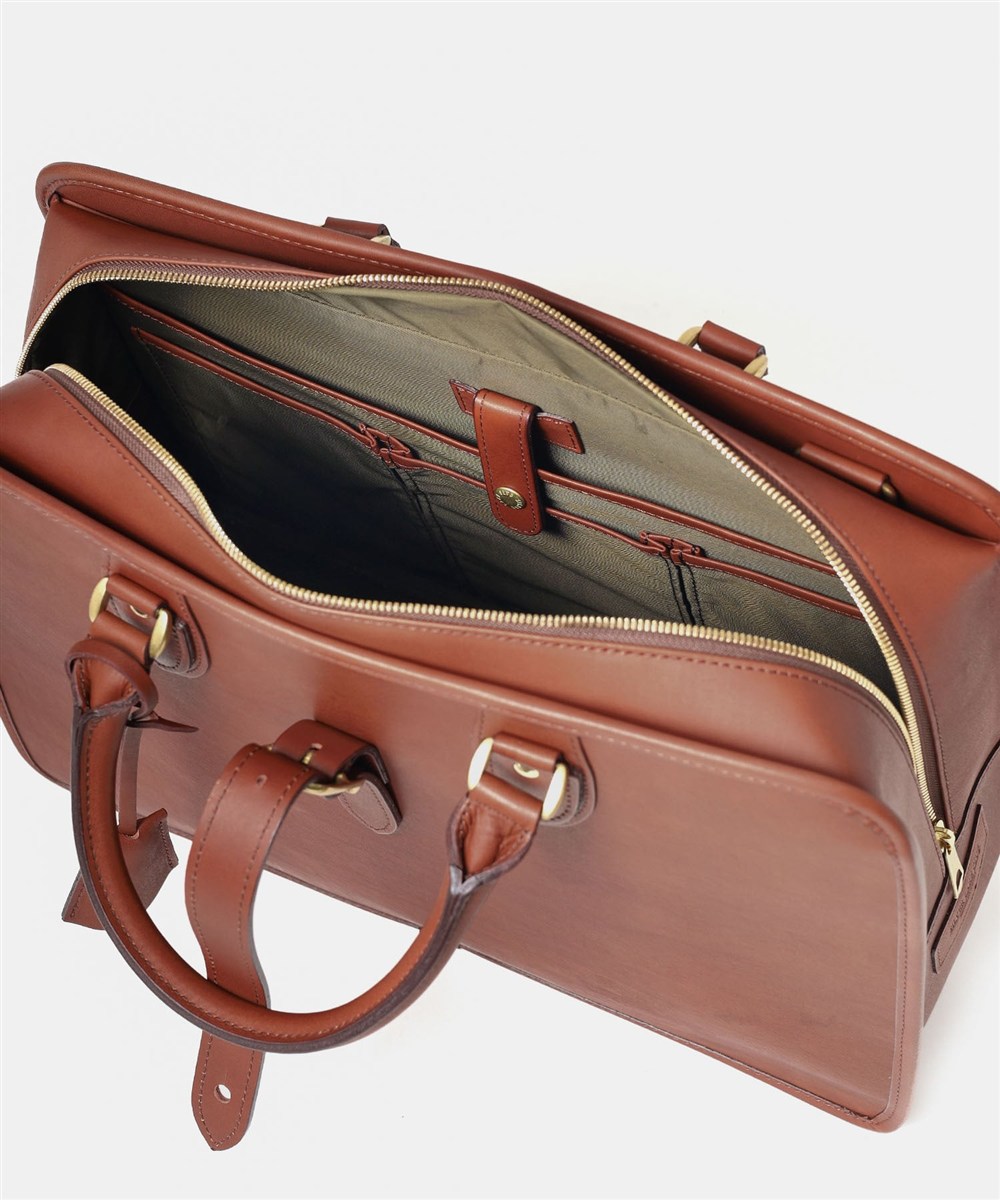 シルバーレイククラブ オイルレザー ボストンバッグ