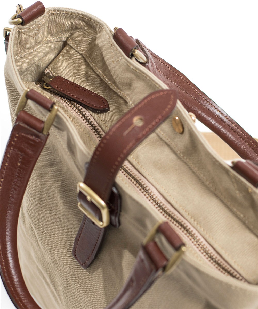 シルバーレイククラブ 9号帆布 ショルダー兼用ミニトートバッグ 25cm