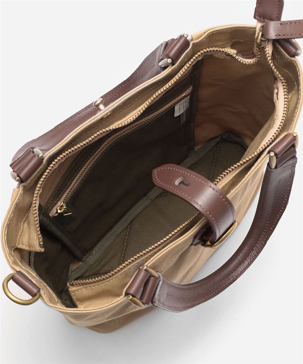 シルバーレイククラブ 9号帆布 ショルダー兼用ミニトートバッグ 25cm