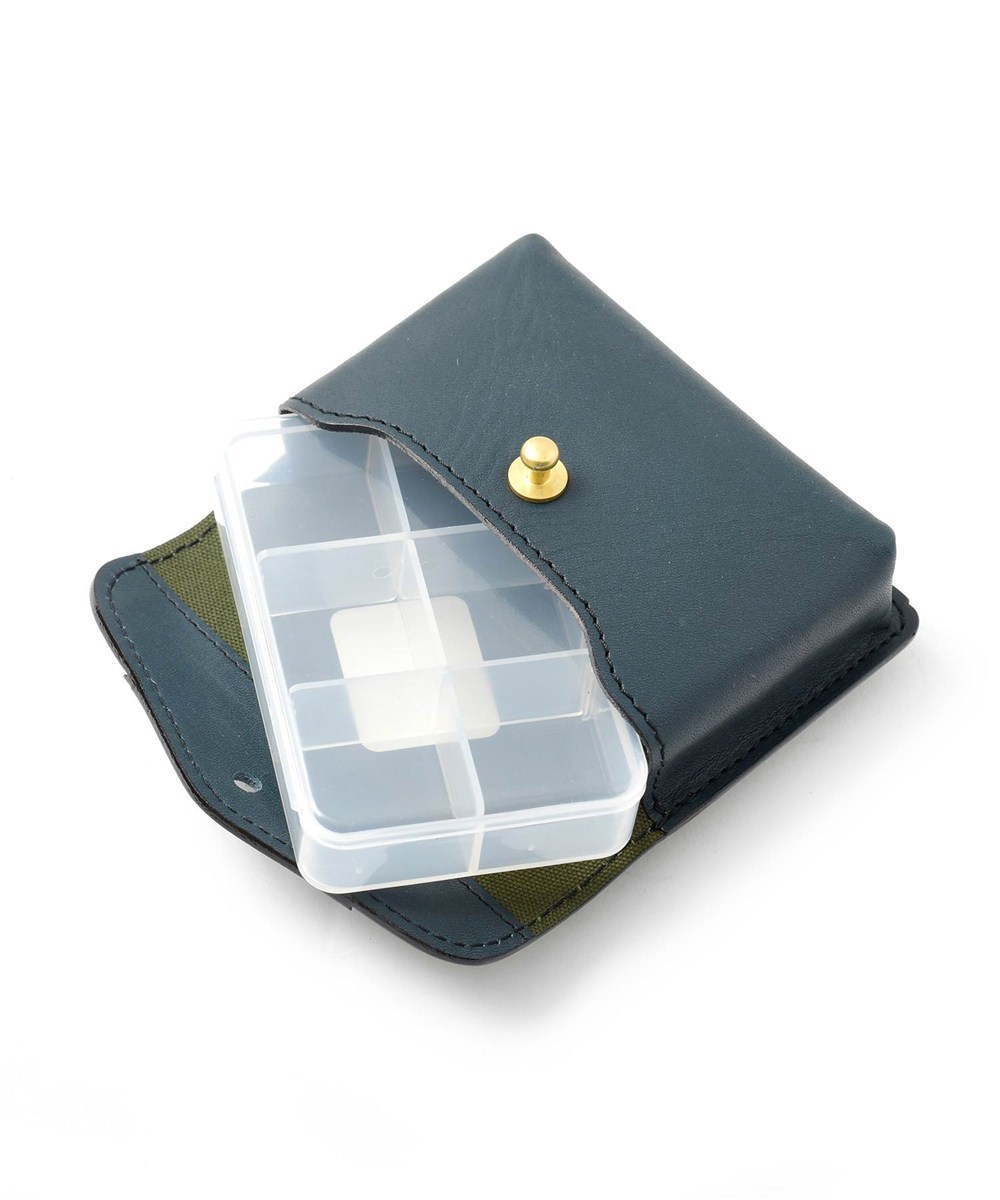 シルバーレイククラブ オイルレザー ベルトポーチ 10cm サプリメントケース付き