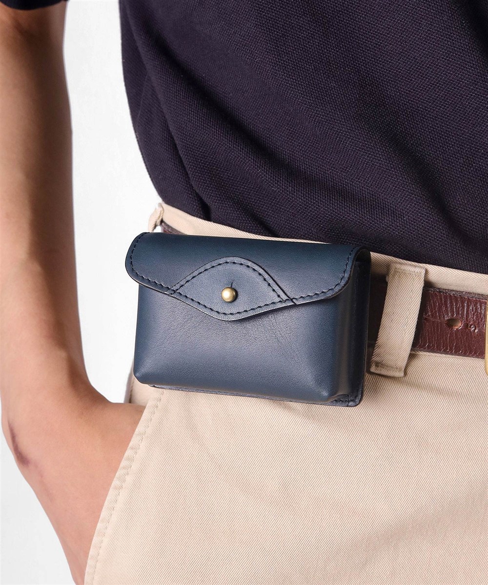 シルバーレイククラブ オイルレザー ベルトポーチ 10cm サプリメントケース付き