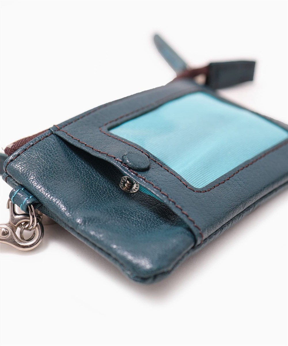 アックス ゼロツー リール付き小銭入れ兼用 パスケース