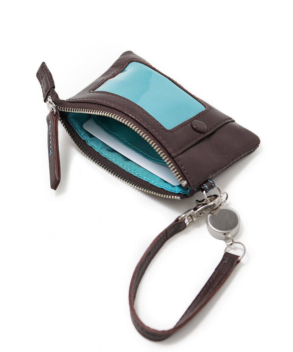 アックス ゼロツー リール付き小銭入れ兼用 パスケース