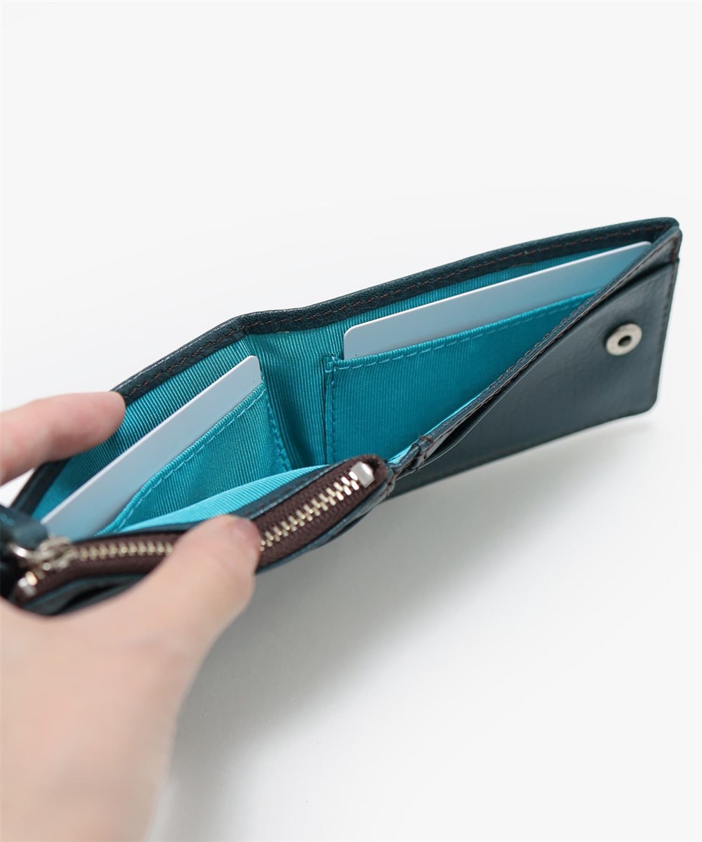 アックス ゼロツー ミニ 二つ折り財布