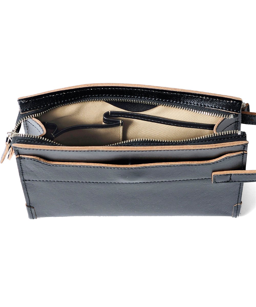 タケオキクチ ネイチャー レザーメンズバッグ 24cm