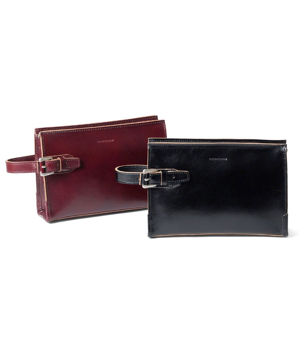 タケオキクチ ネイチャー レザーメンズバッグ 24cm