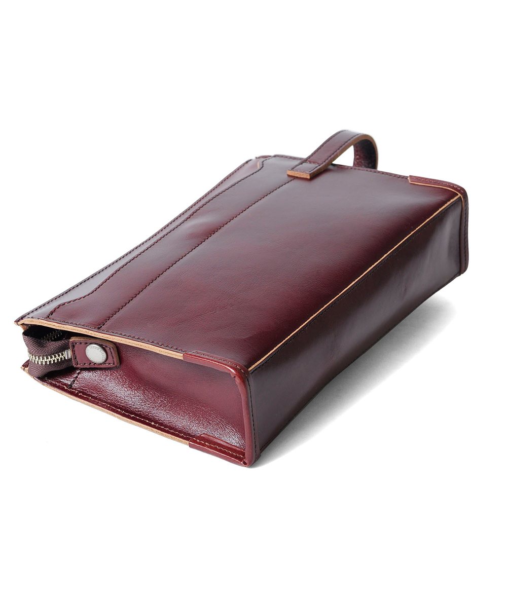 タケオキクチ ネイチャー レザーメンズバッグ 27cm