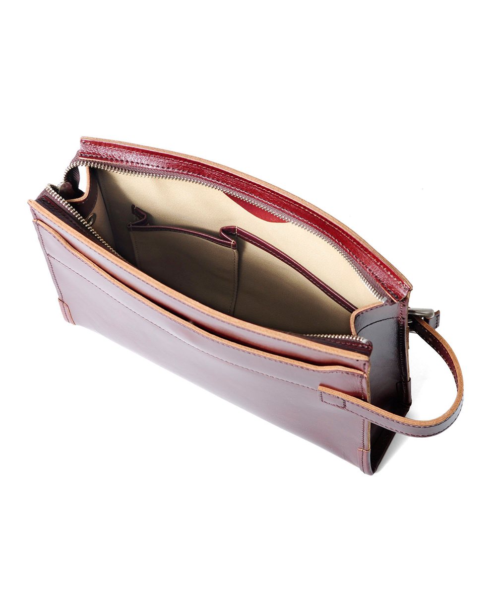 タケオキクチ ネイチャー レザーメンズバッグ 27cm