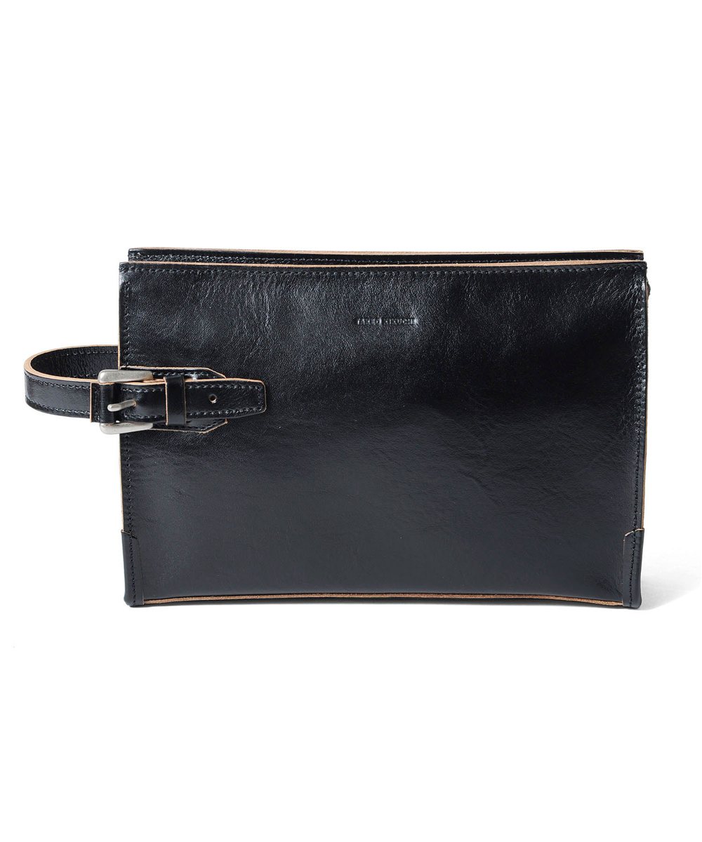 タケオキクチ ネイチャー レザーメンズバッグ 27cm