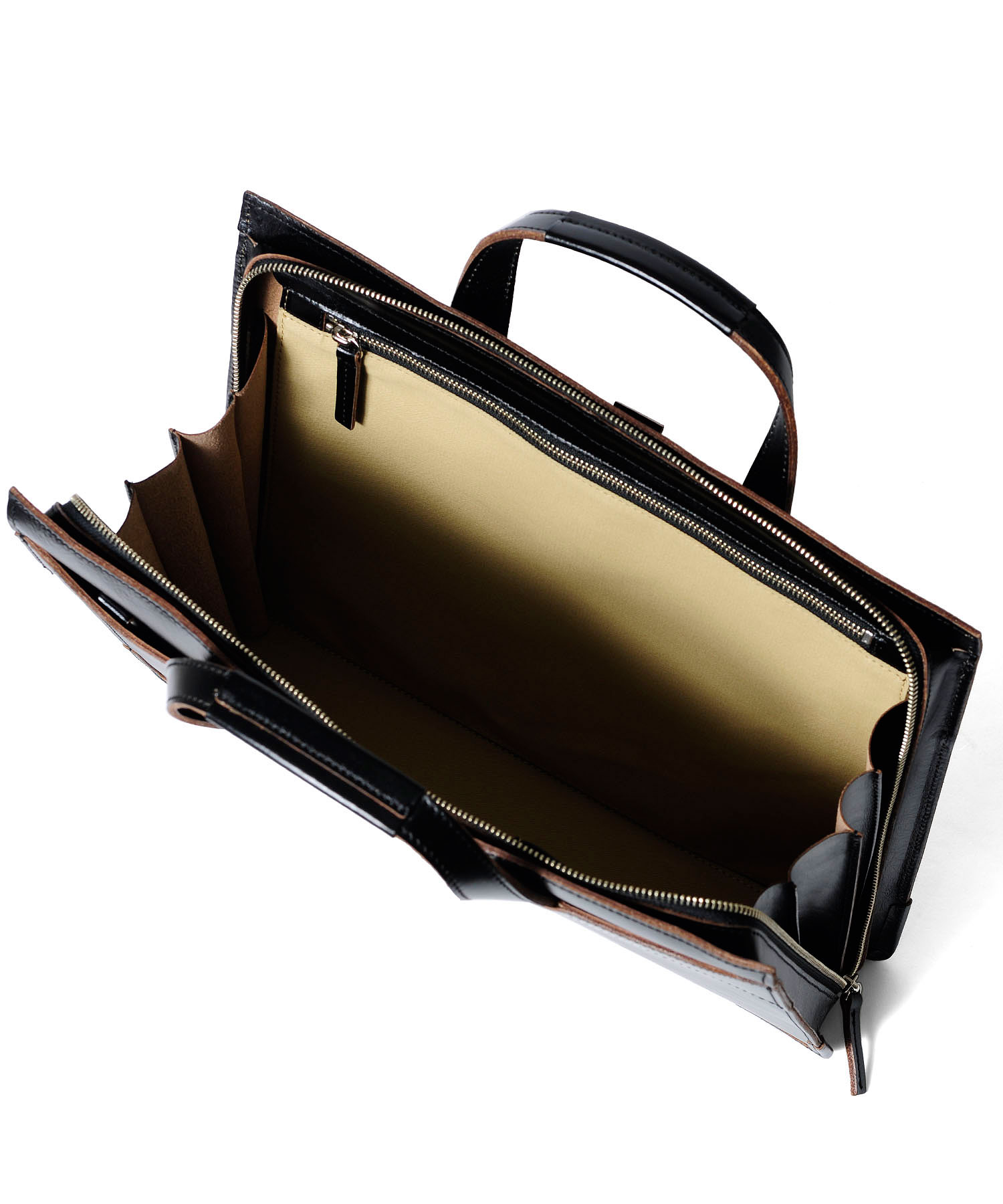 TAKEO KIKUCHI / タケオキクチ ネイチャー レザービジネスバッグ A4