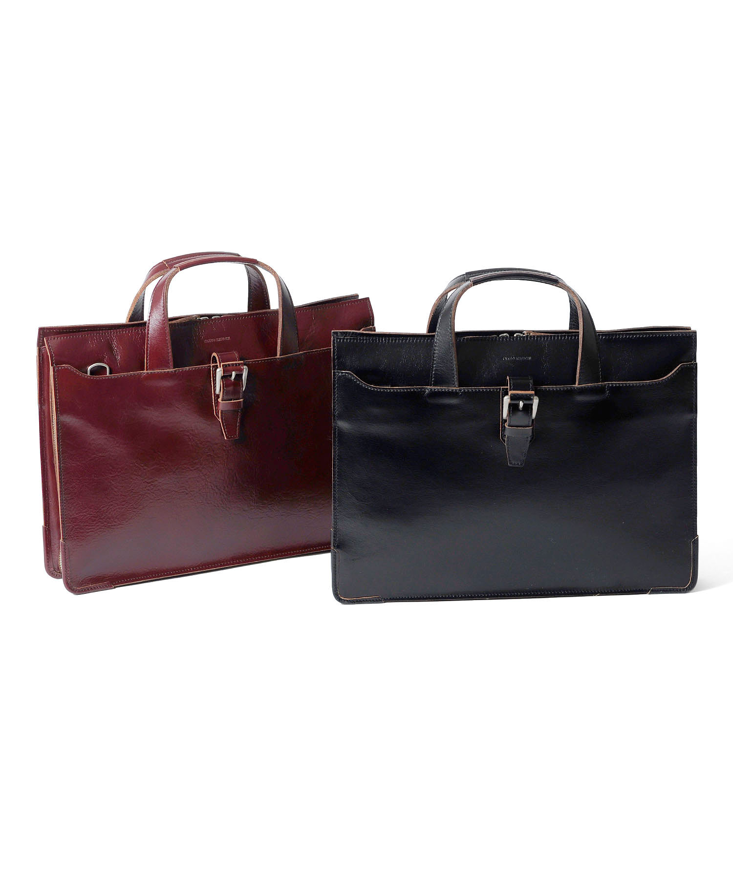 TAKEO KIKUCHI / タケオキクチ ネイチャー レザービジネスバッグ A4