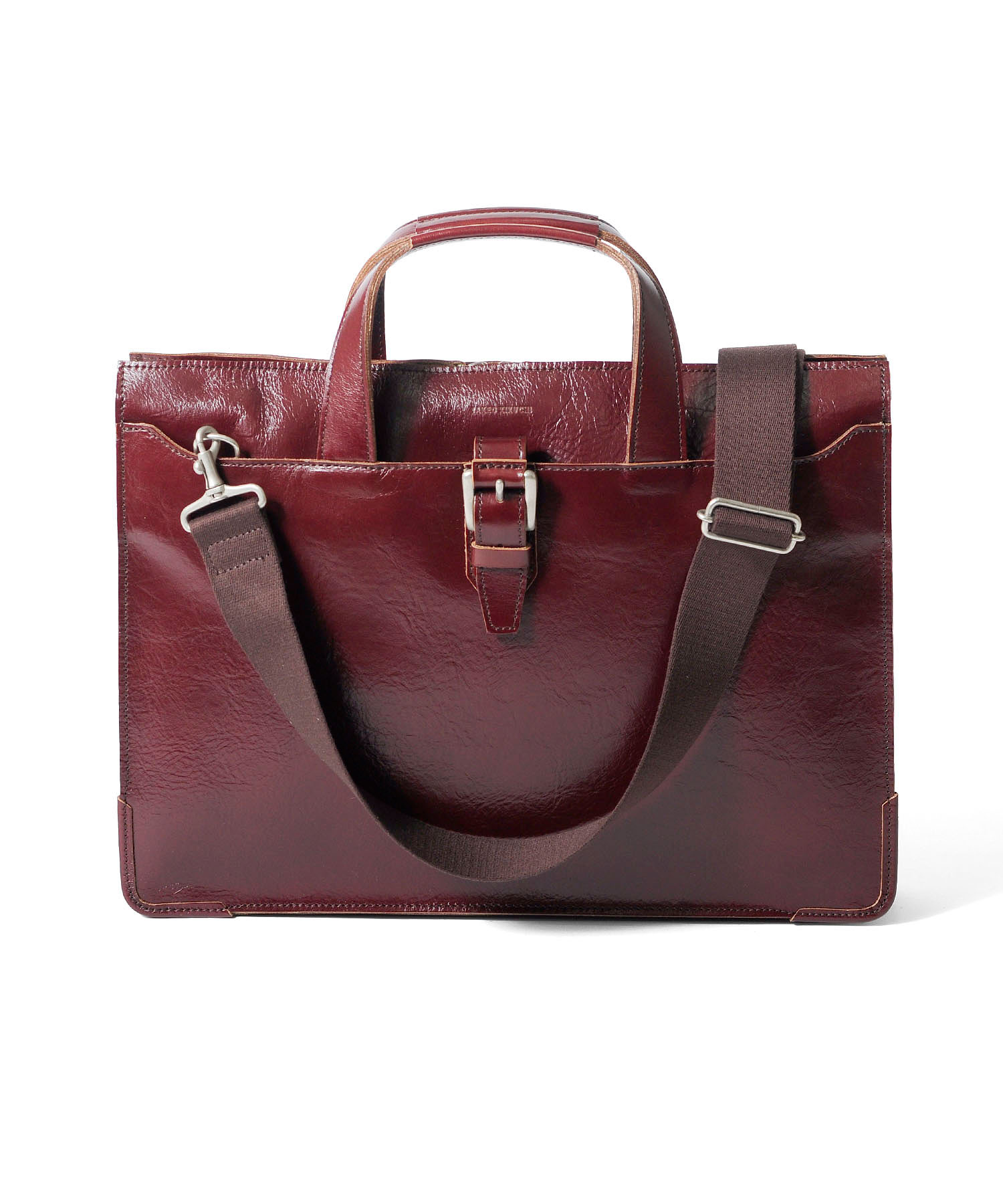 TAKEO KIKUCHI / タケオキクチ ネイチャー レザービジネスバッグ A4