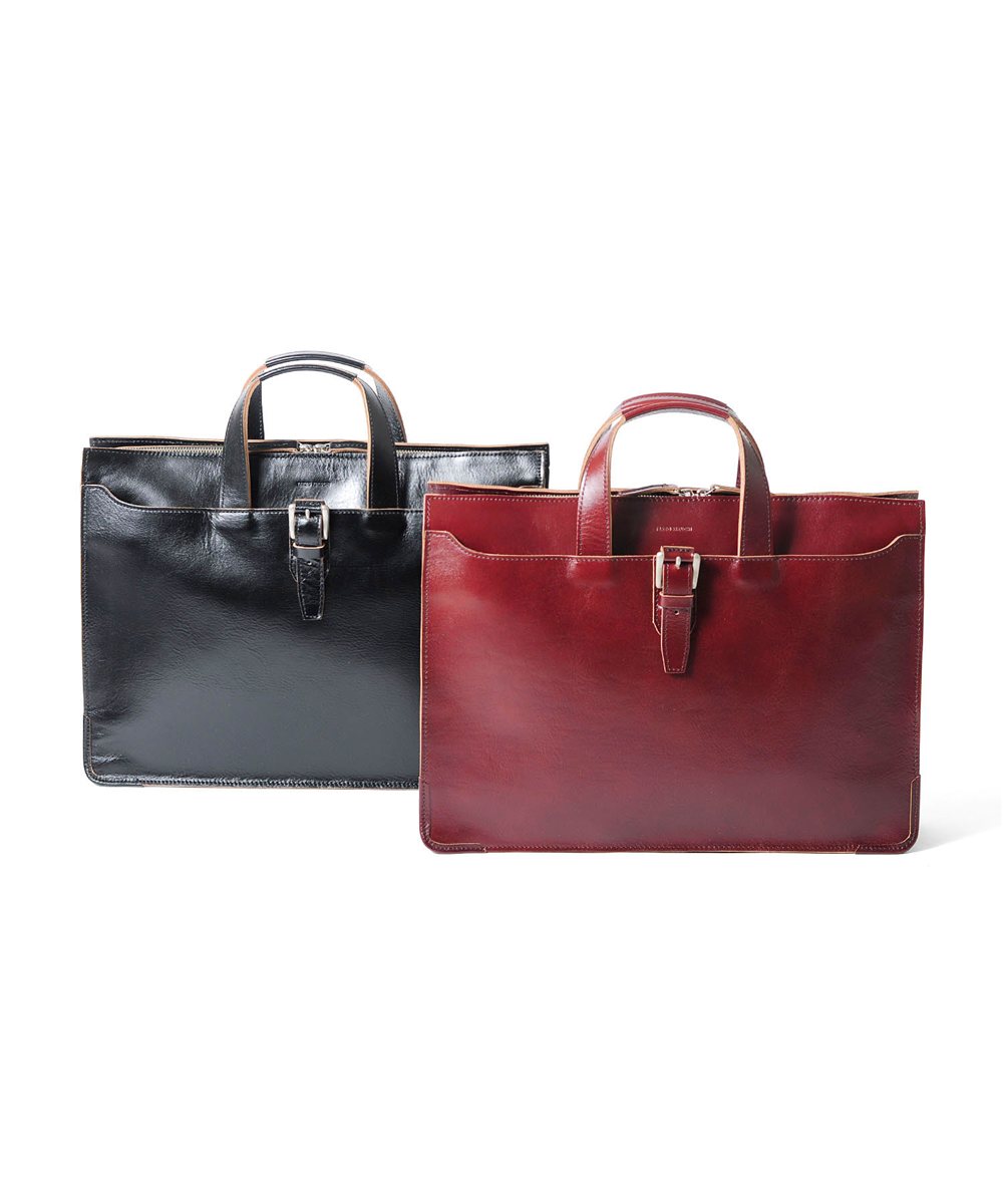 タケオキクチ ネイチャー レザービジネスバッグ B4 三方開き