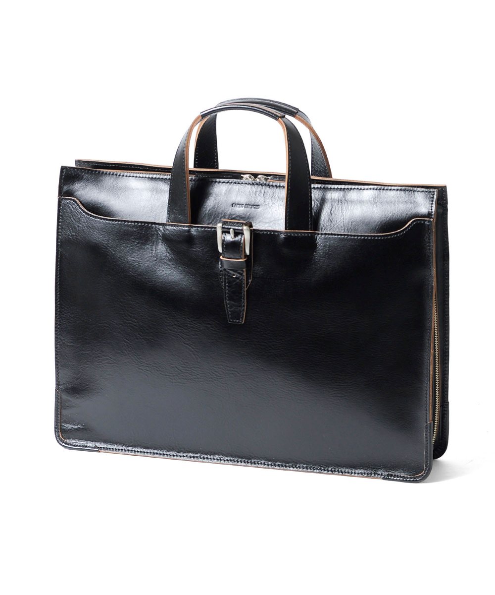 タケオキクチ ネイチャー レザービジネスバッグ B4 三方開き