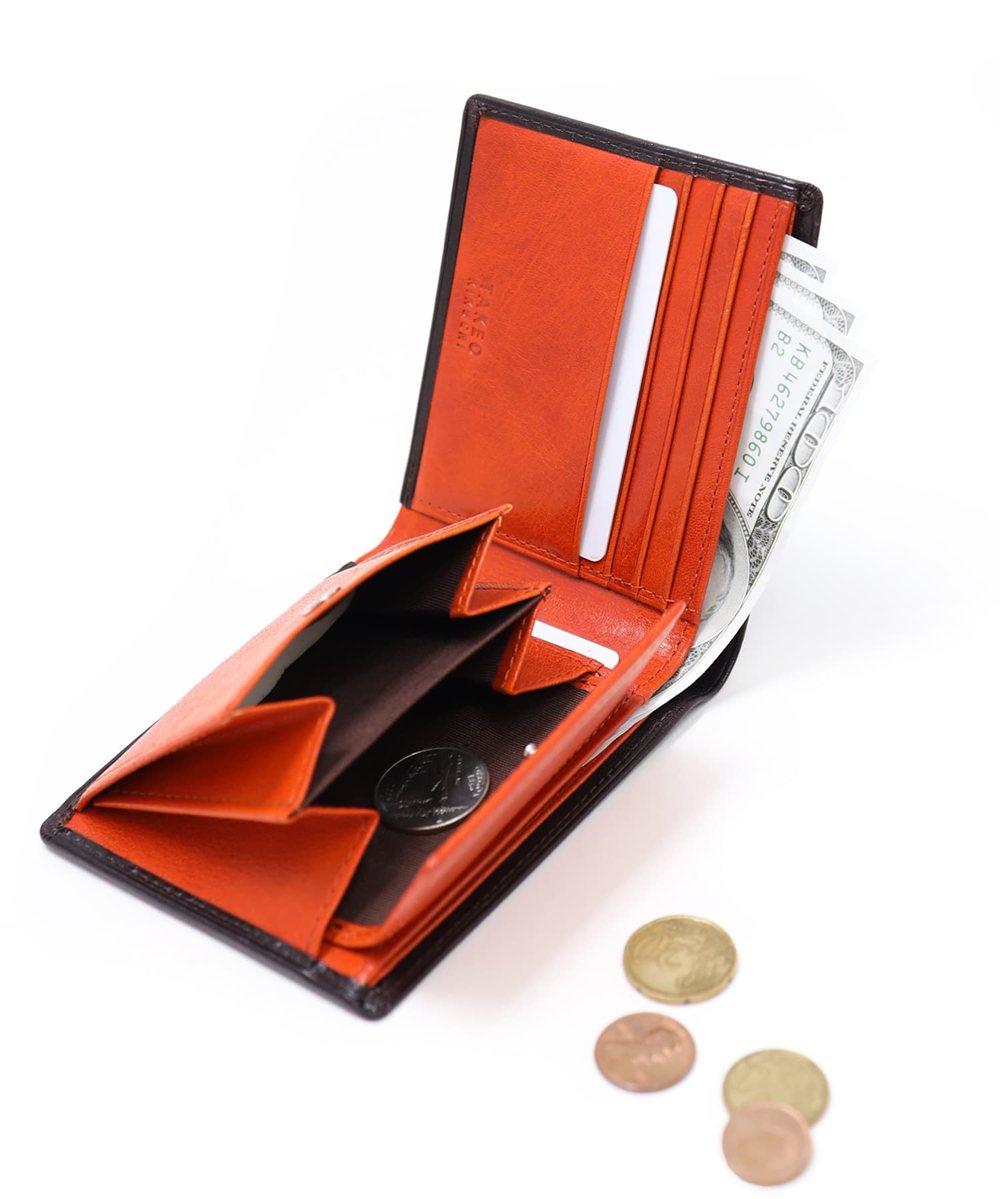 タケオキクチ アルド 二つ折り財布 カード段4