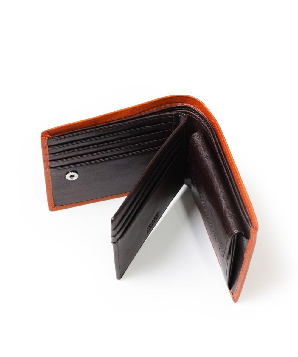 タケオキクチ アルド 二つ折り財布 中ベラ付き カード段15