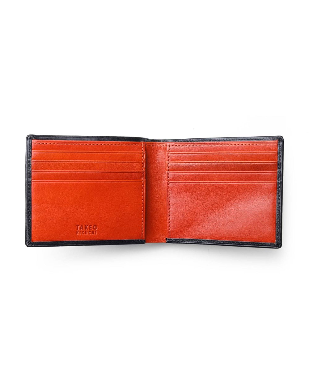 タケオキクチ アルド 二つ折り財布 純札 カード段8