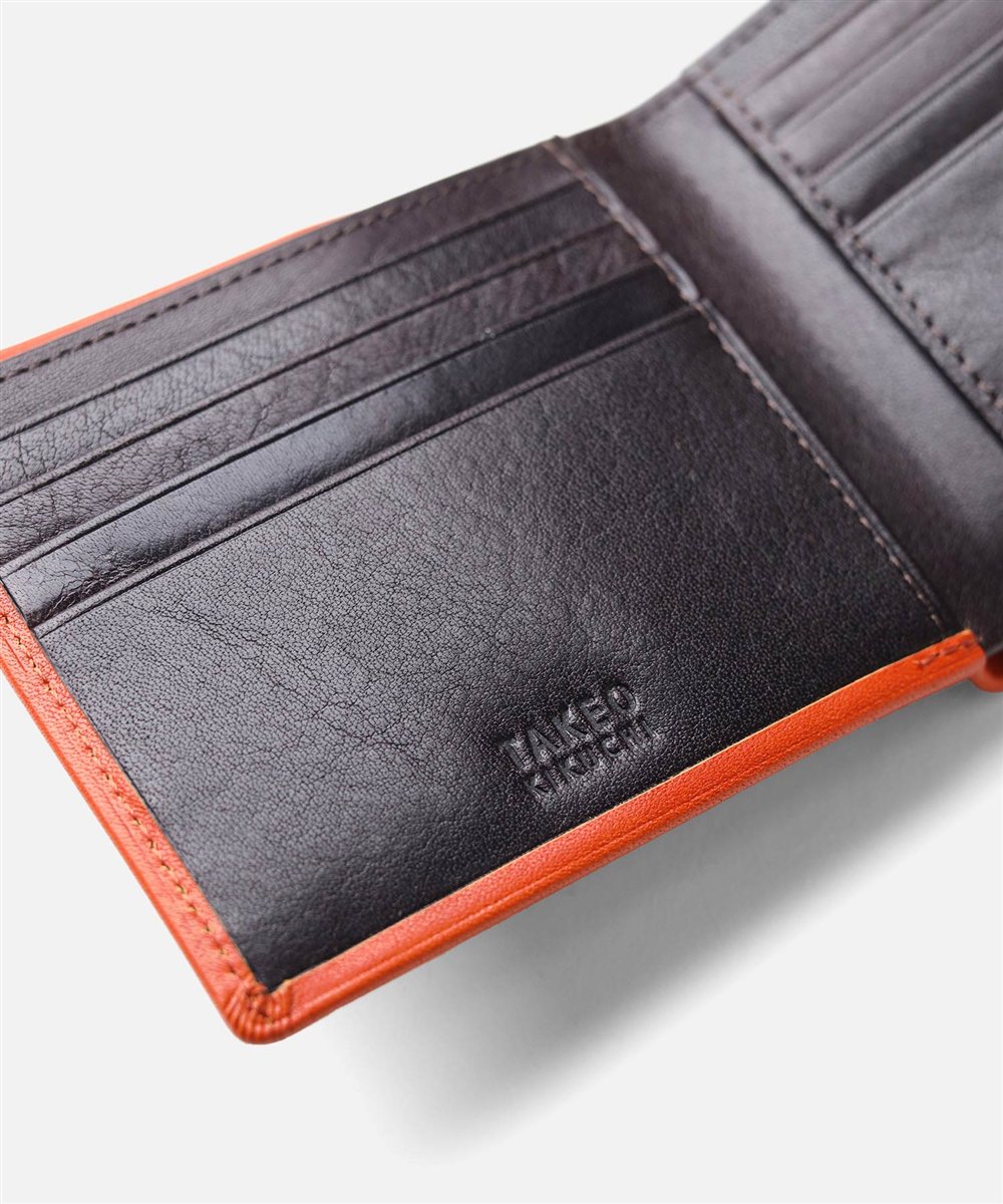 タケオキクチ アルド 二つ折り財布 純札 カード段8