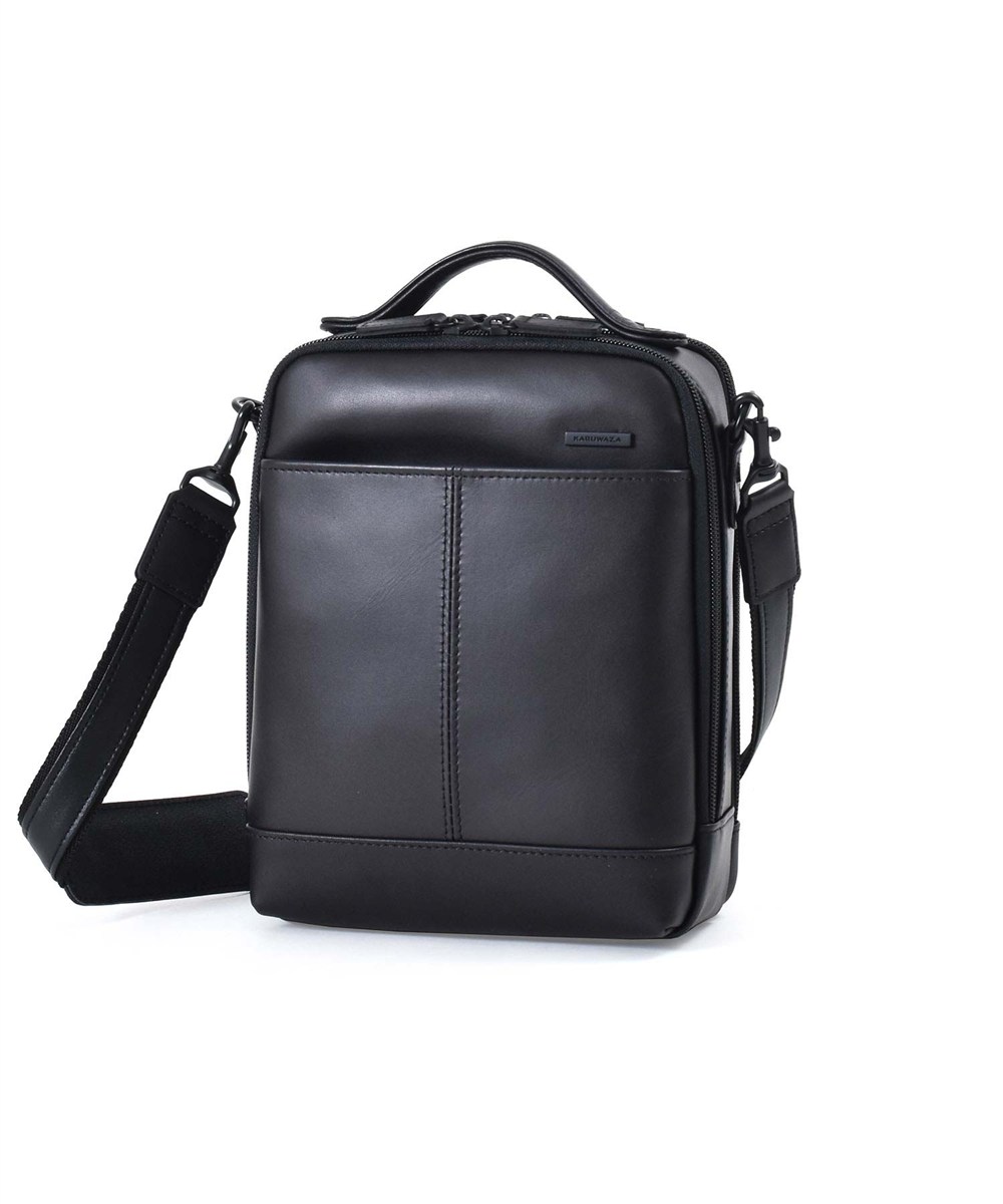 カルワザ ウイングII ハンドル付 ミニレザーショルダーバッグ