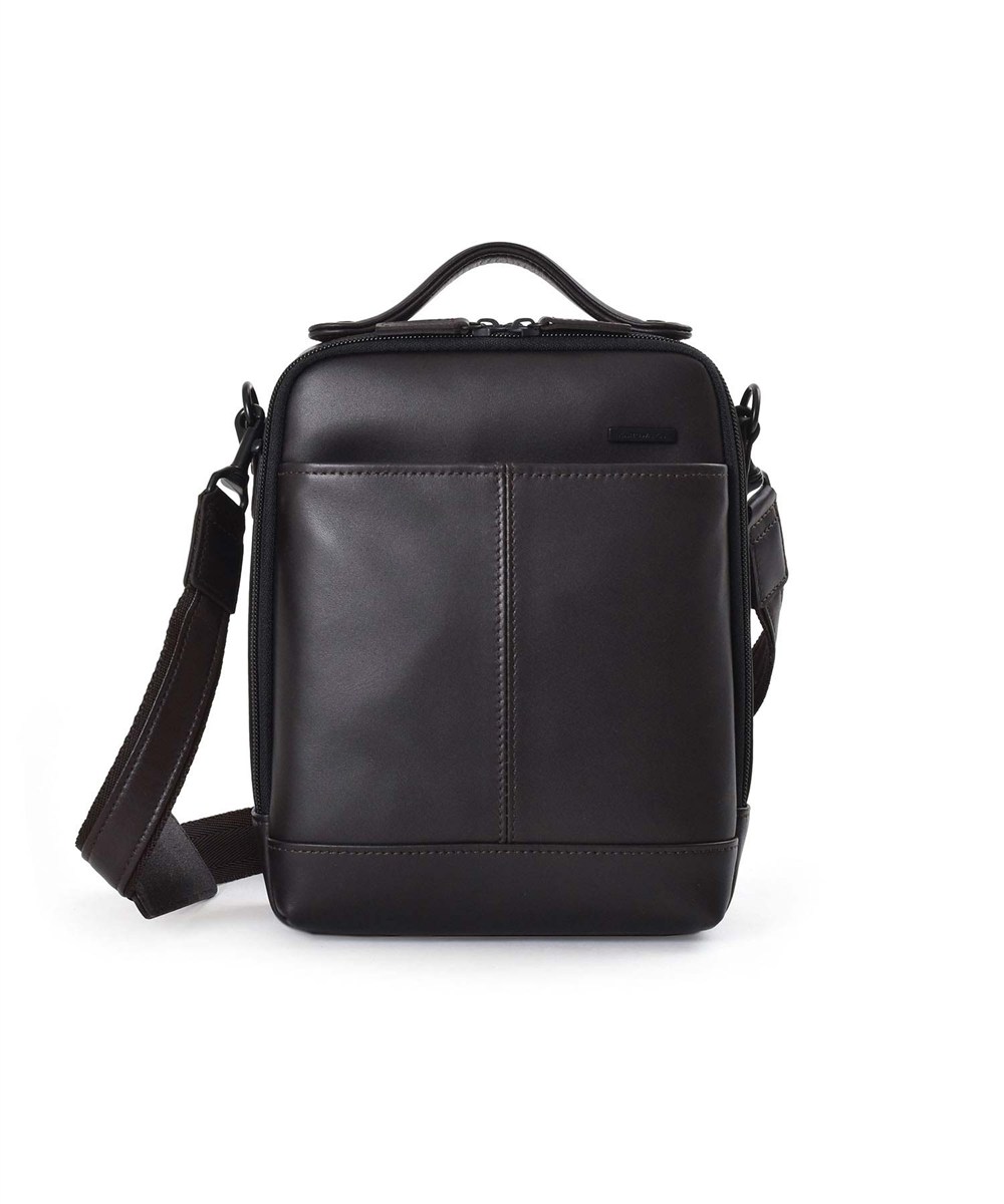 カルワザ ウイングII ハンドル付 ミニレザーショルダーバッグ