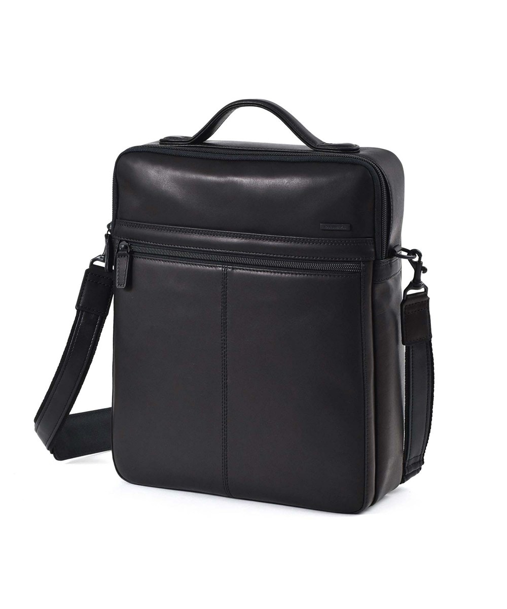 カルワザ ウイングII レザーショルダーバッグ タテ型 A4