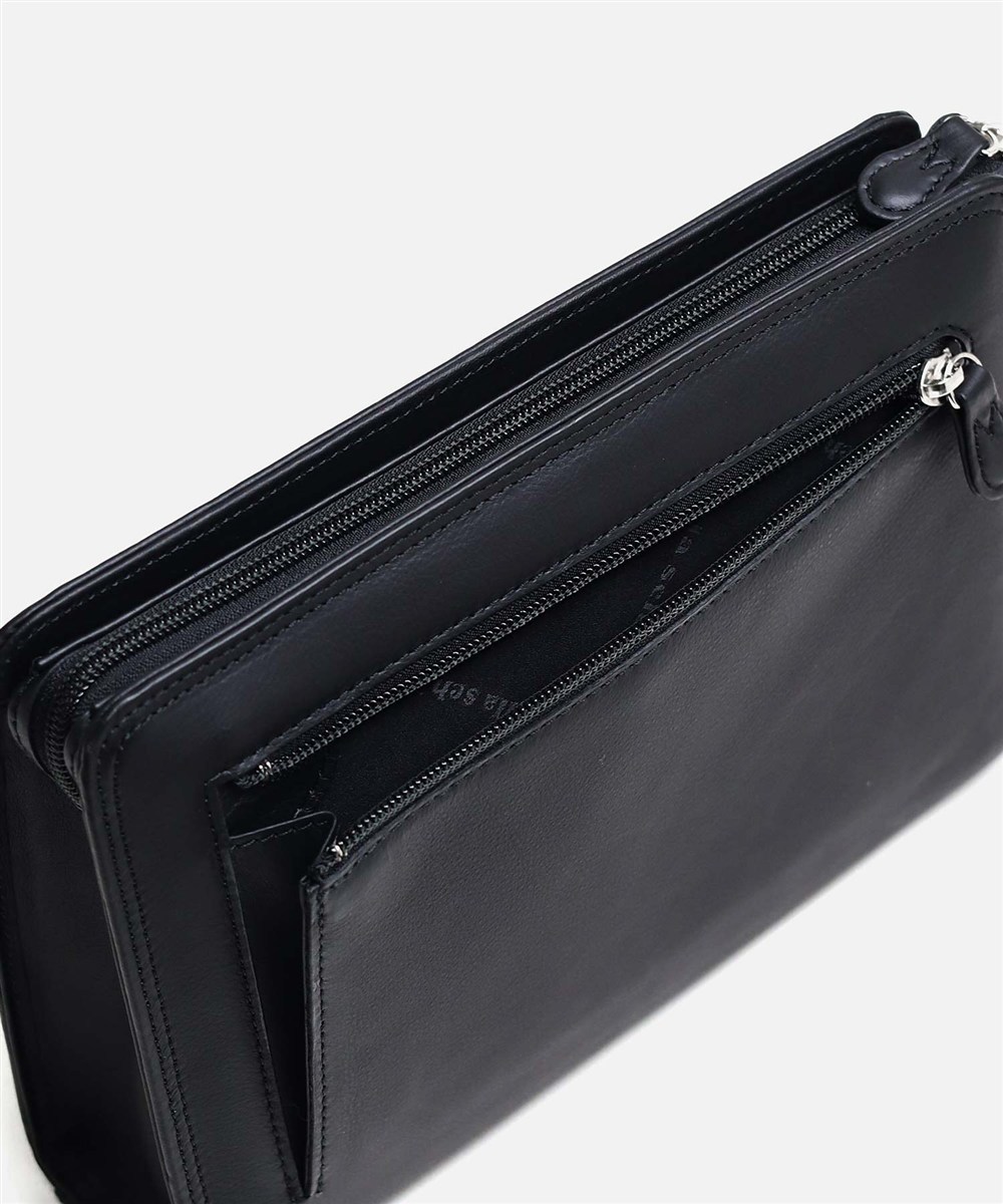 ミラ・ショーン クレスタ レザーメンズバッグ　25cm