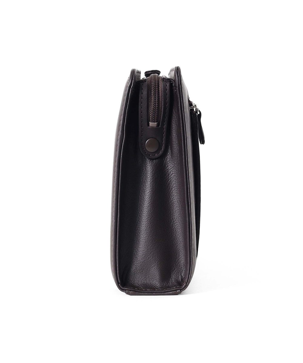 ミラ・ショーン クレスタ レザーメンズバッグ 28cm