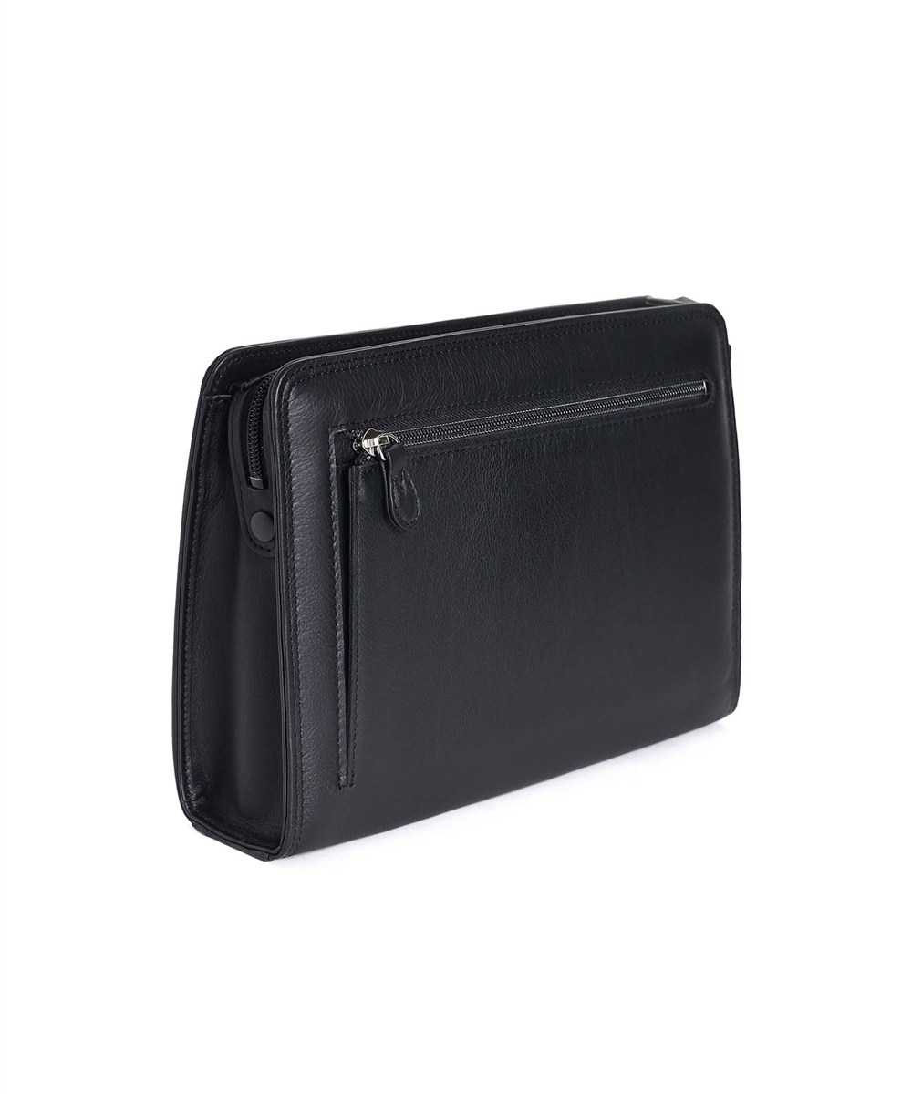 ミラ・ショーン クレスタ レザーメンズバッグ 28cm