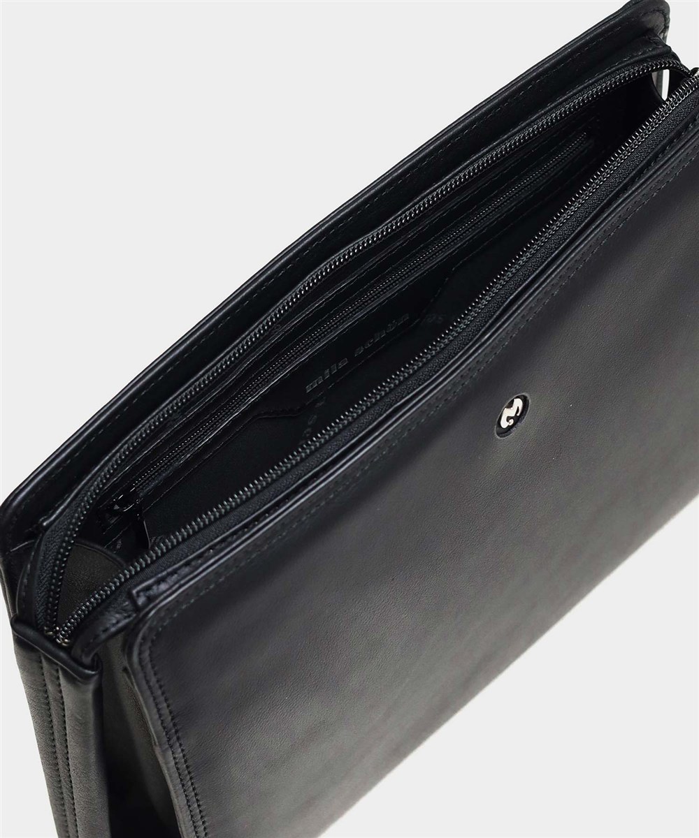 ミラ・ショーン クレスタ レザーメンズバッグ 28cm