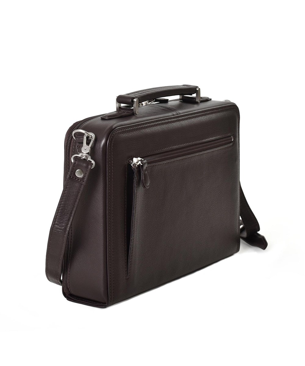 ミラ・ショーン クレスタ ショルダーバッグ兼用 レザービジネスバッグ A4ジャスト