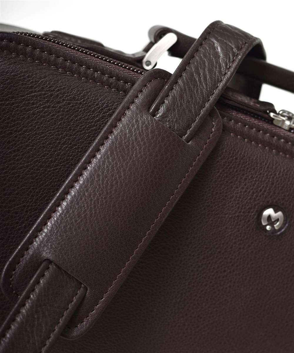 ミラ・ショーン クレスタ ショルダーバッグ兼用 レザービジネスバッグ A4ジャスト