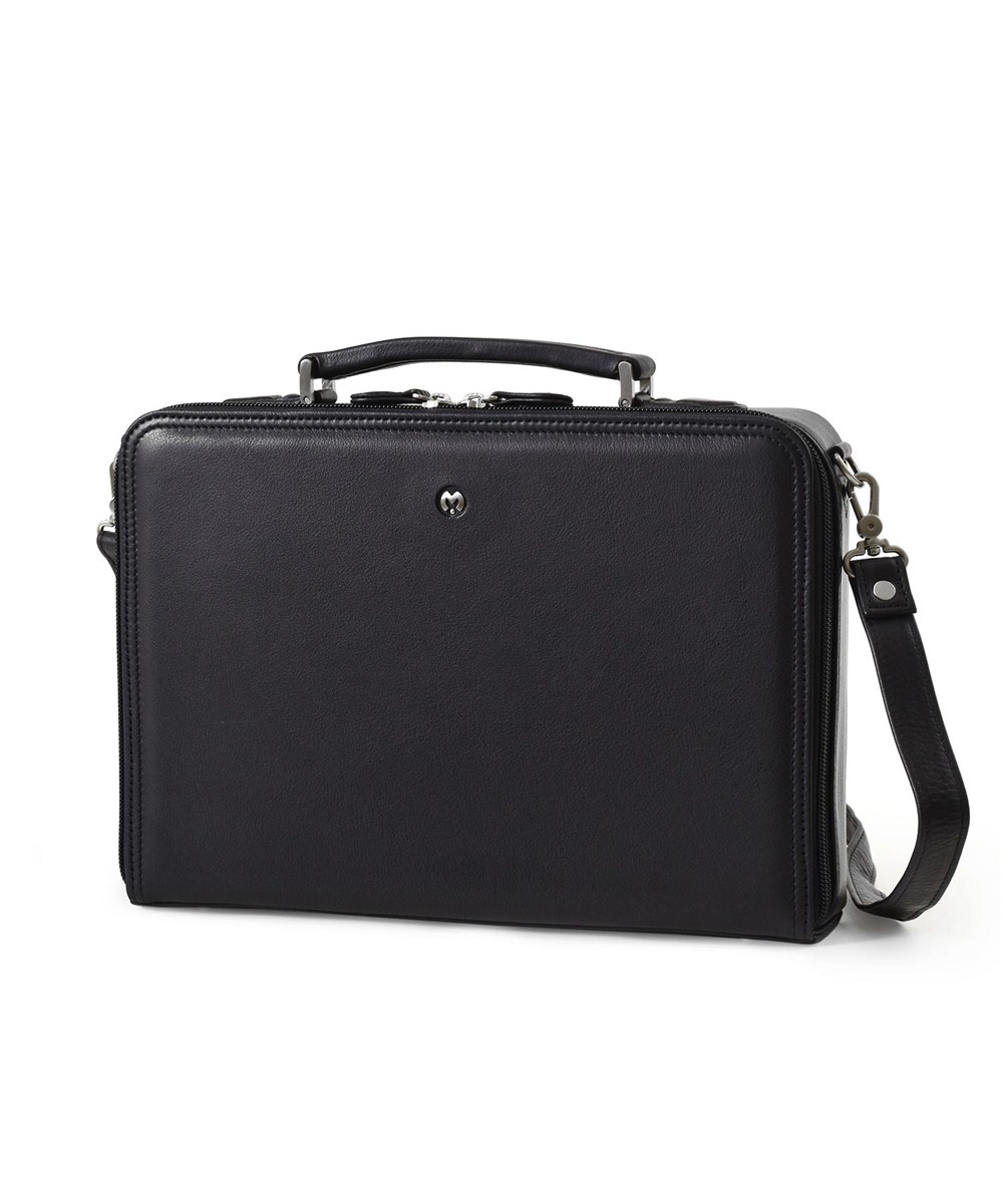 ミラ・ショーン クレスタ ショルダーバッグ兼用 レザービジネスバッグ A4ジャスト