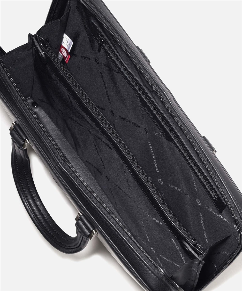 ミラ・ショーン クレスタ レザービジネスバッグ A4 三方開き