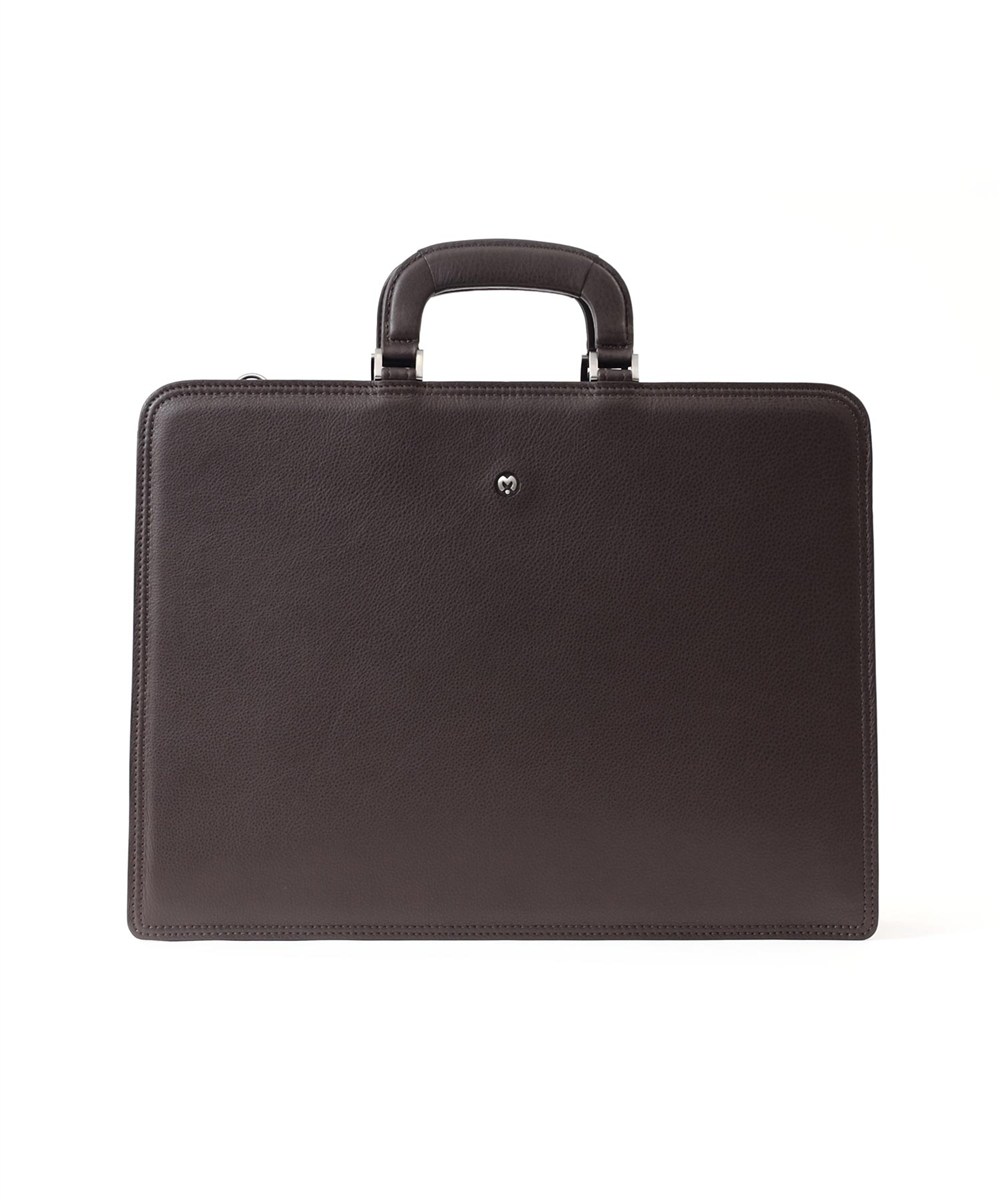 ミラ・ショーン クレスタ レザービジネスバッグ A4 三方開き