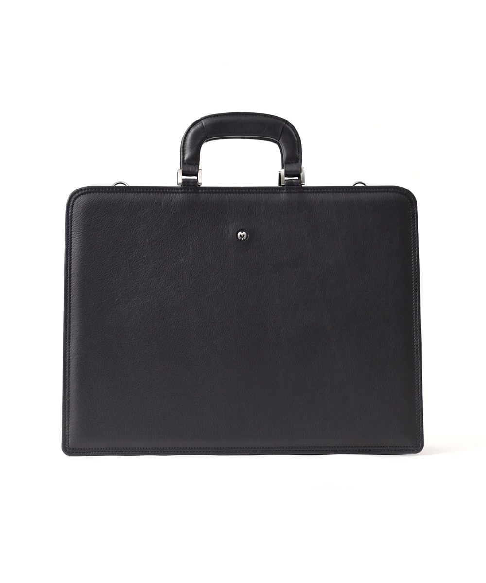 ミラ・ショーン クレスタ レザービジネスバッグ A4 三方開き