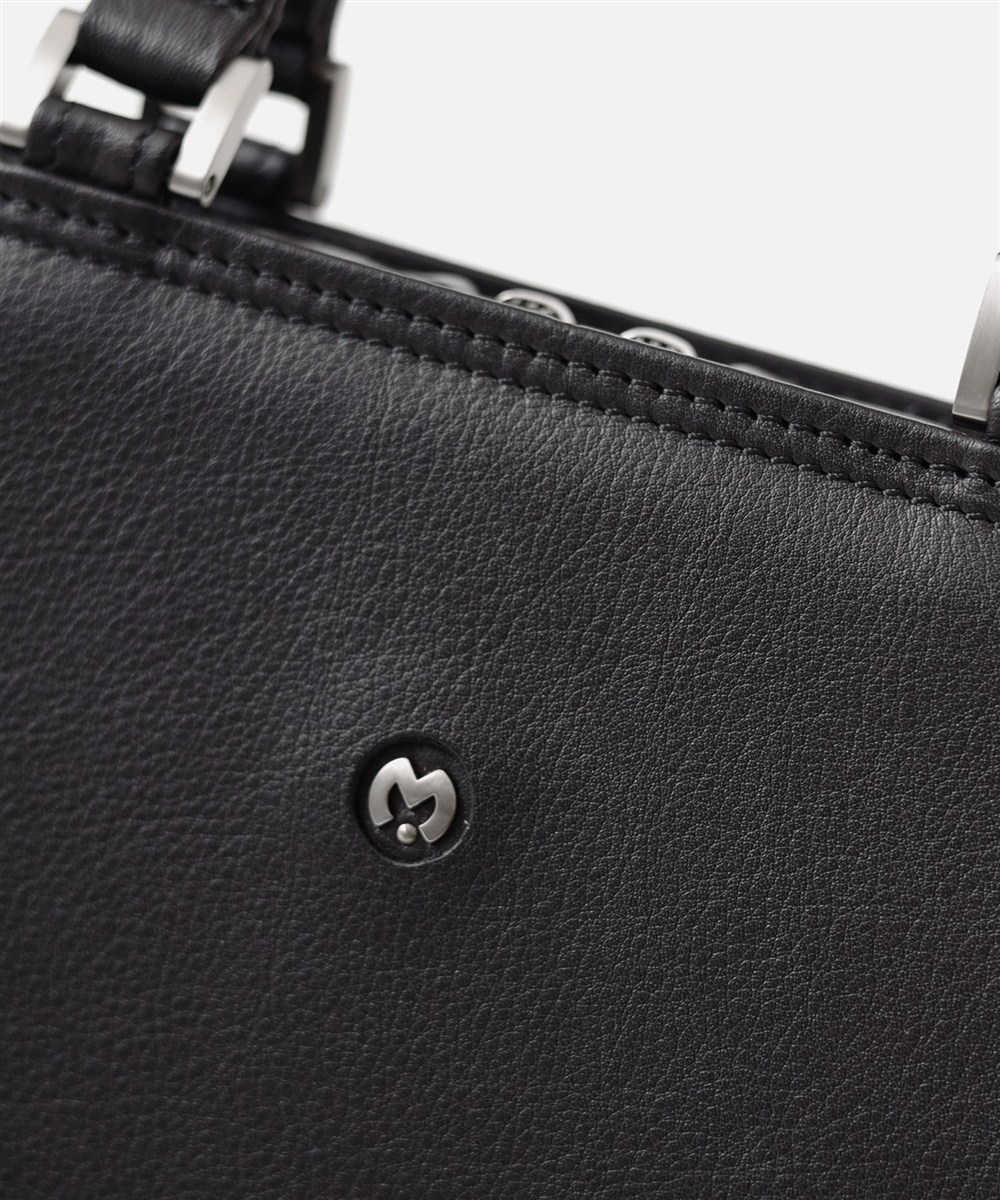 ミラ・ショーン クレスタ レザービジネスバッグ A4 三方開き