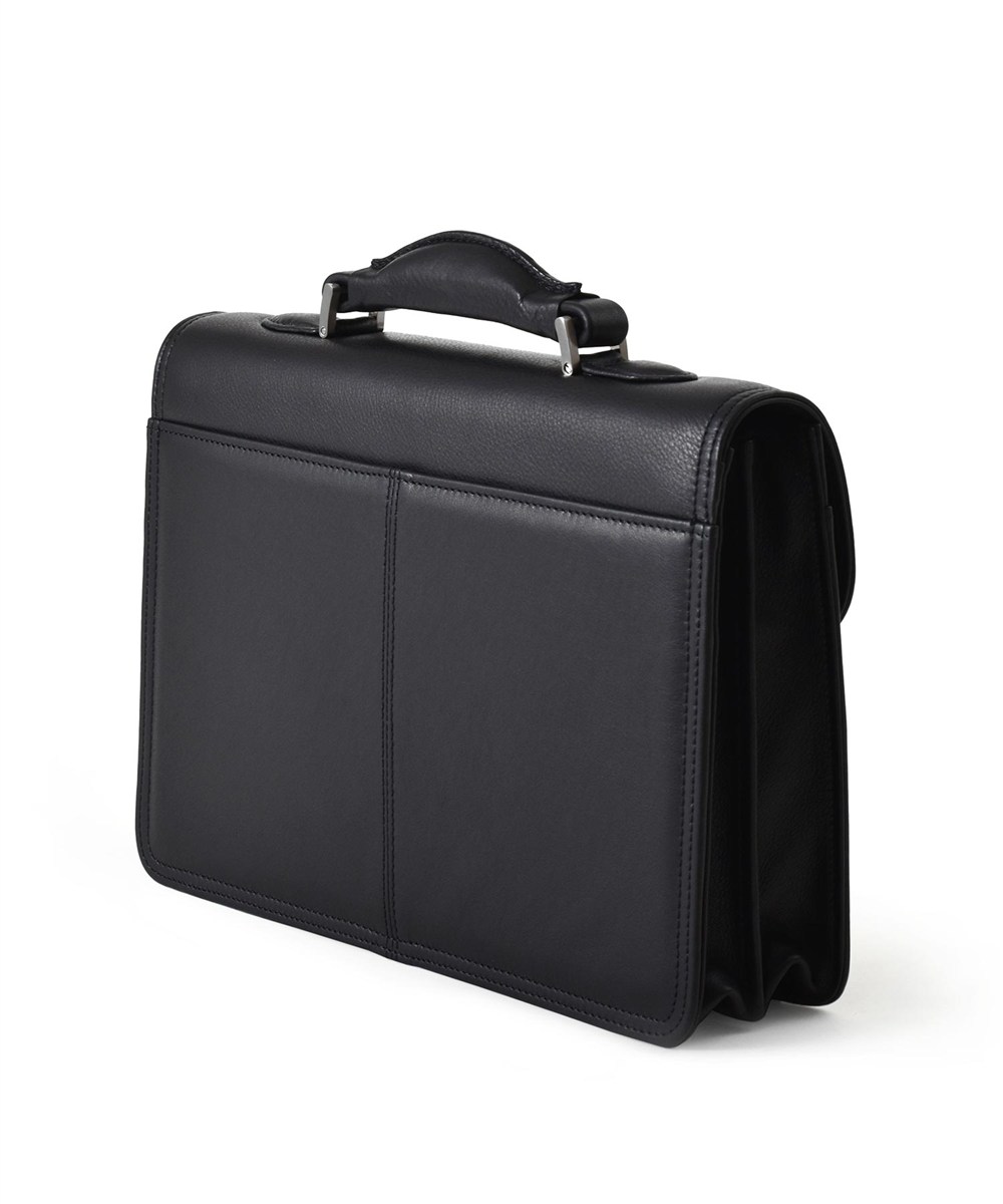 ミラ・ショーン クレスタ レザービジネスバッグ カブセ B5