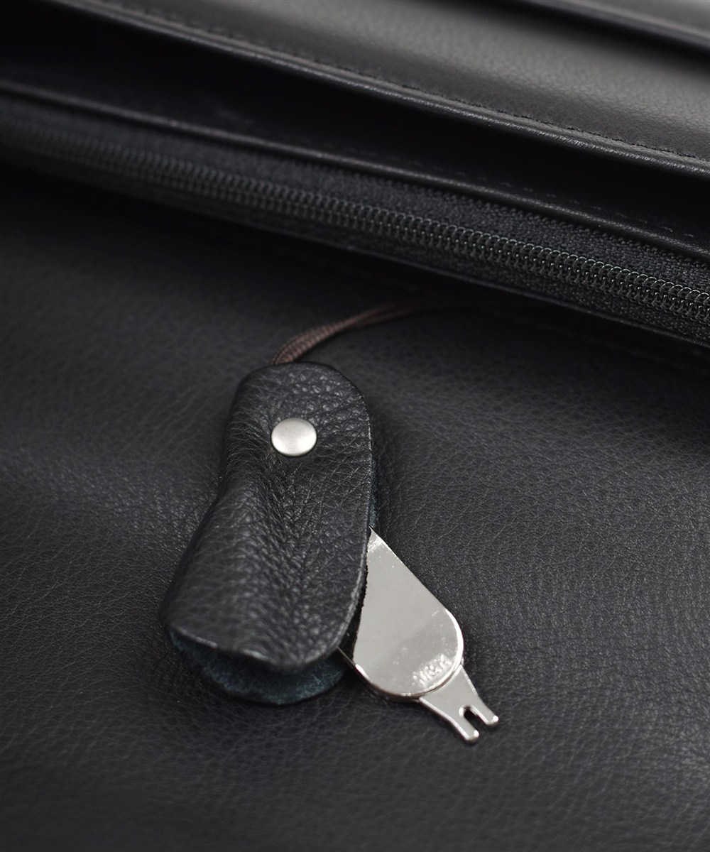 ミラ・ショーン クレスタ レザービジネスバッグ カブセ B5