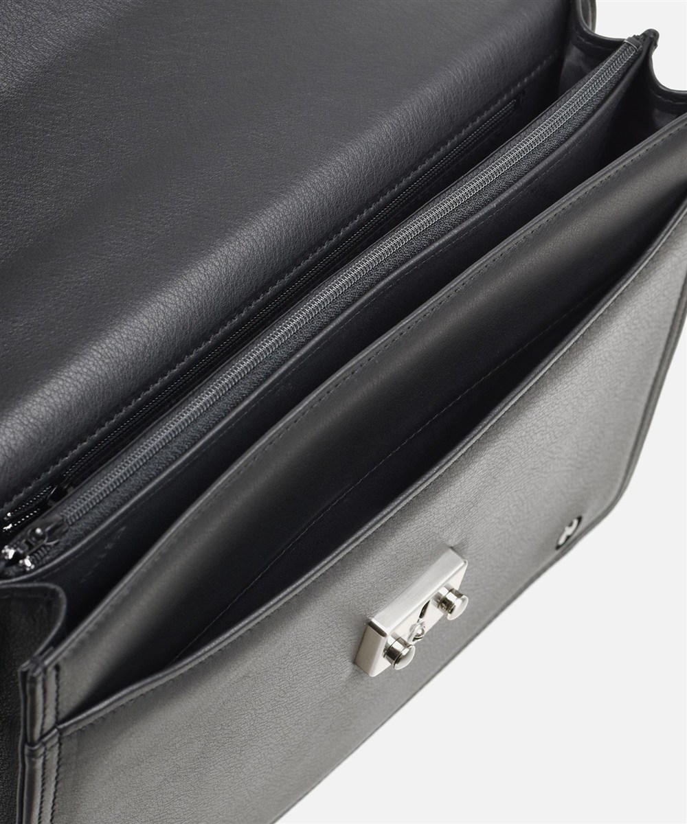 ミラ・ショーン クレスタ レザービジネスバッグ カブセ B5