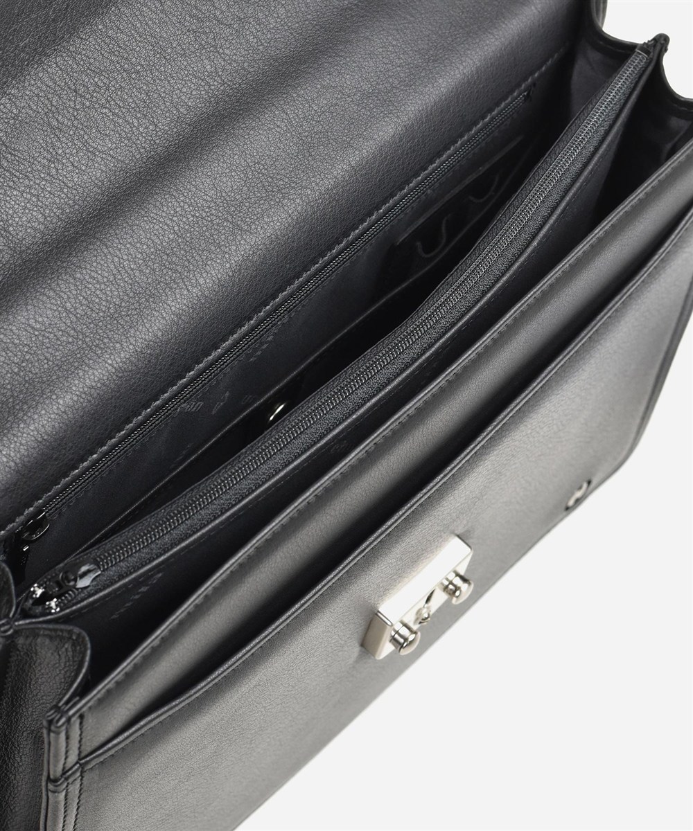 ミラ・ショーン クレスタ レザービジネスバッグ カブセ B5