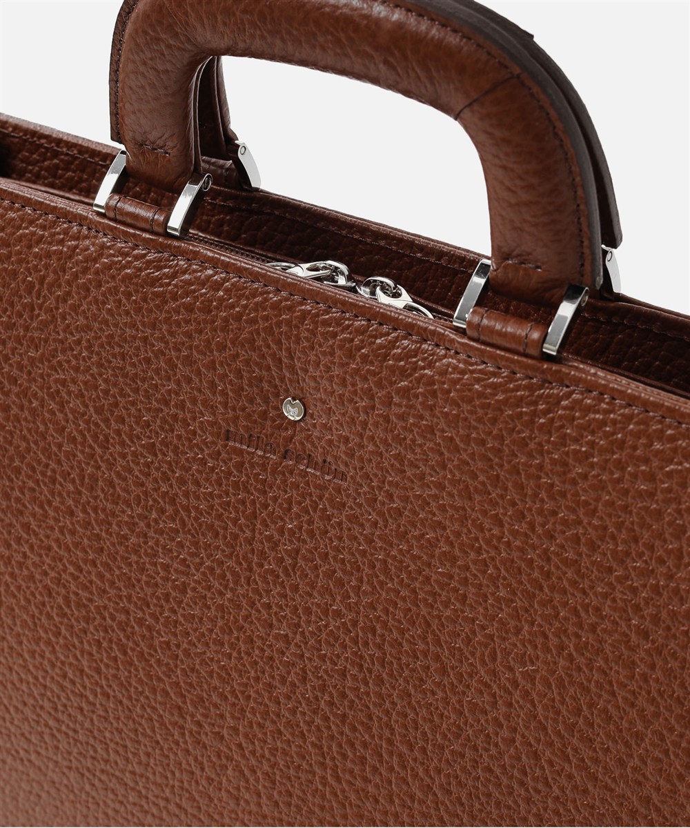 ミラ・ショーン ネロ レザービジネスバッグ B4