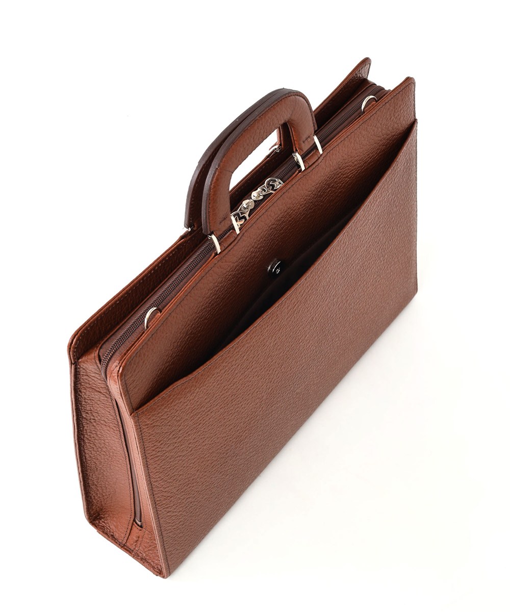 ミラ・ショーン ネロ レザービジネスバッグ B4