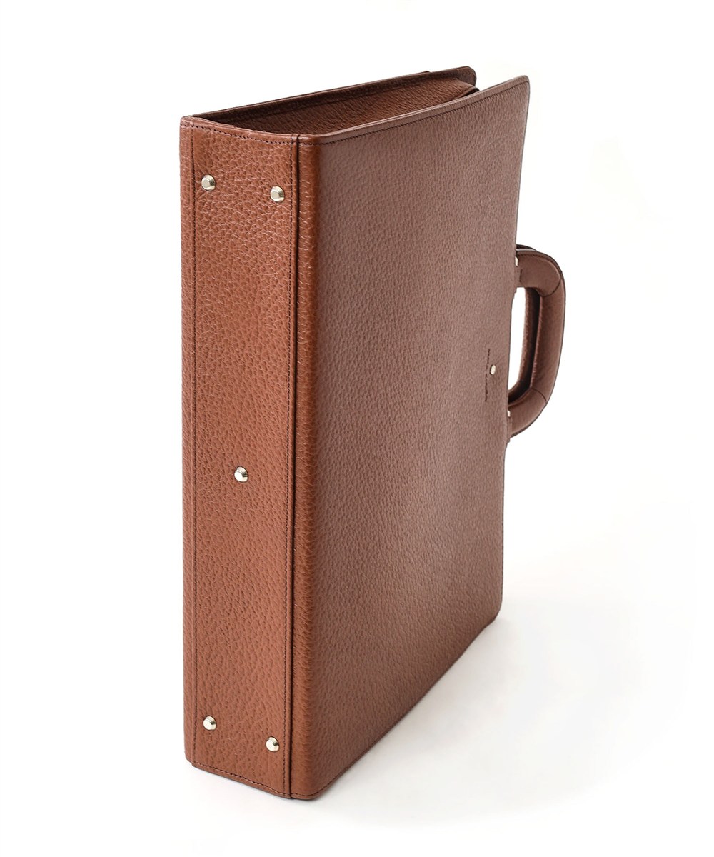 ミラ・ショーン ネロ レザービジネスバッグ B4