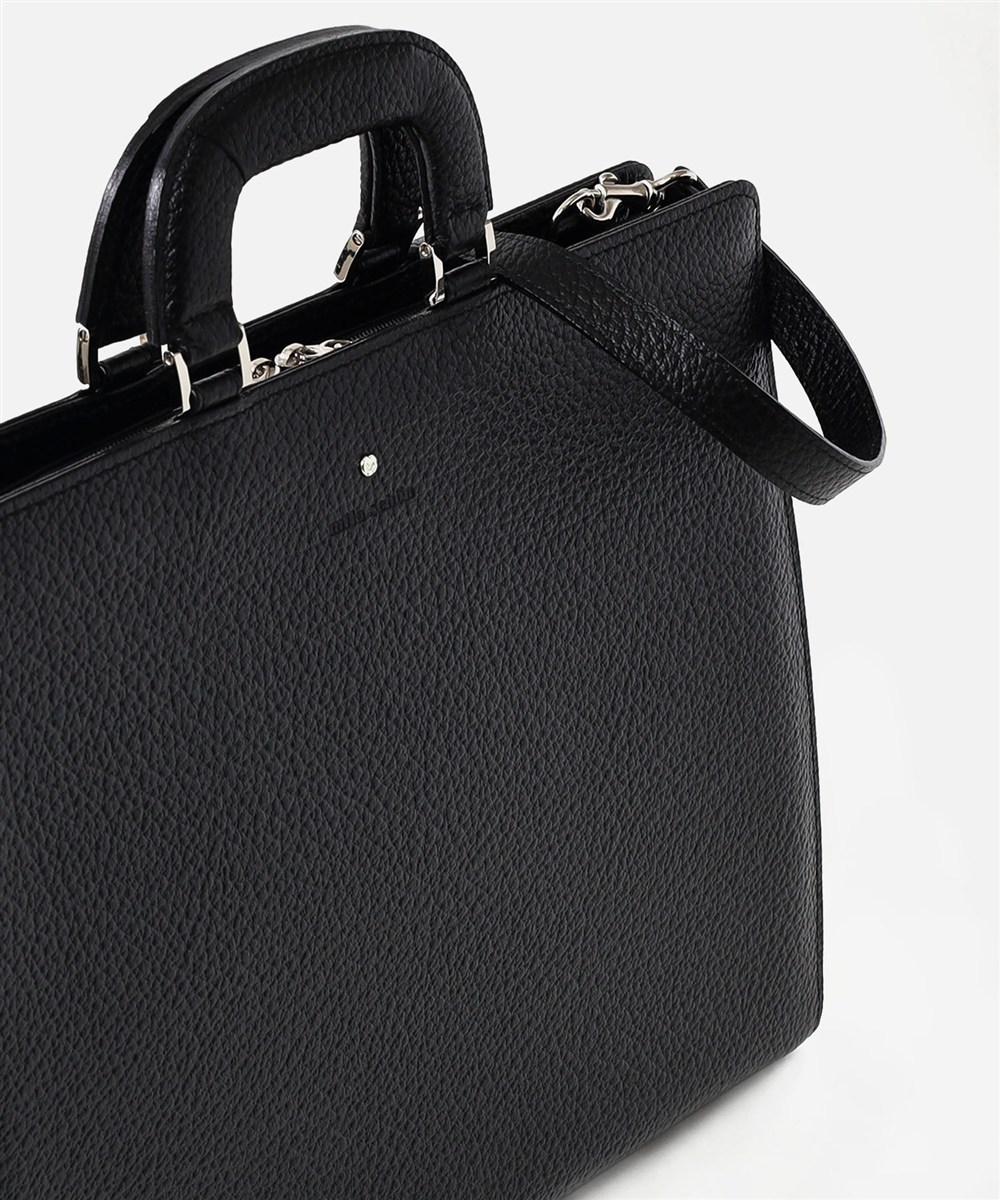 ミラ・ショーン ネロ レザービジネスバッグ B4