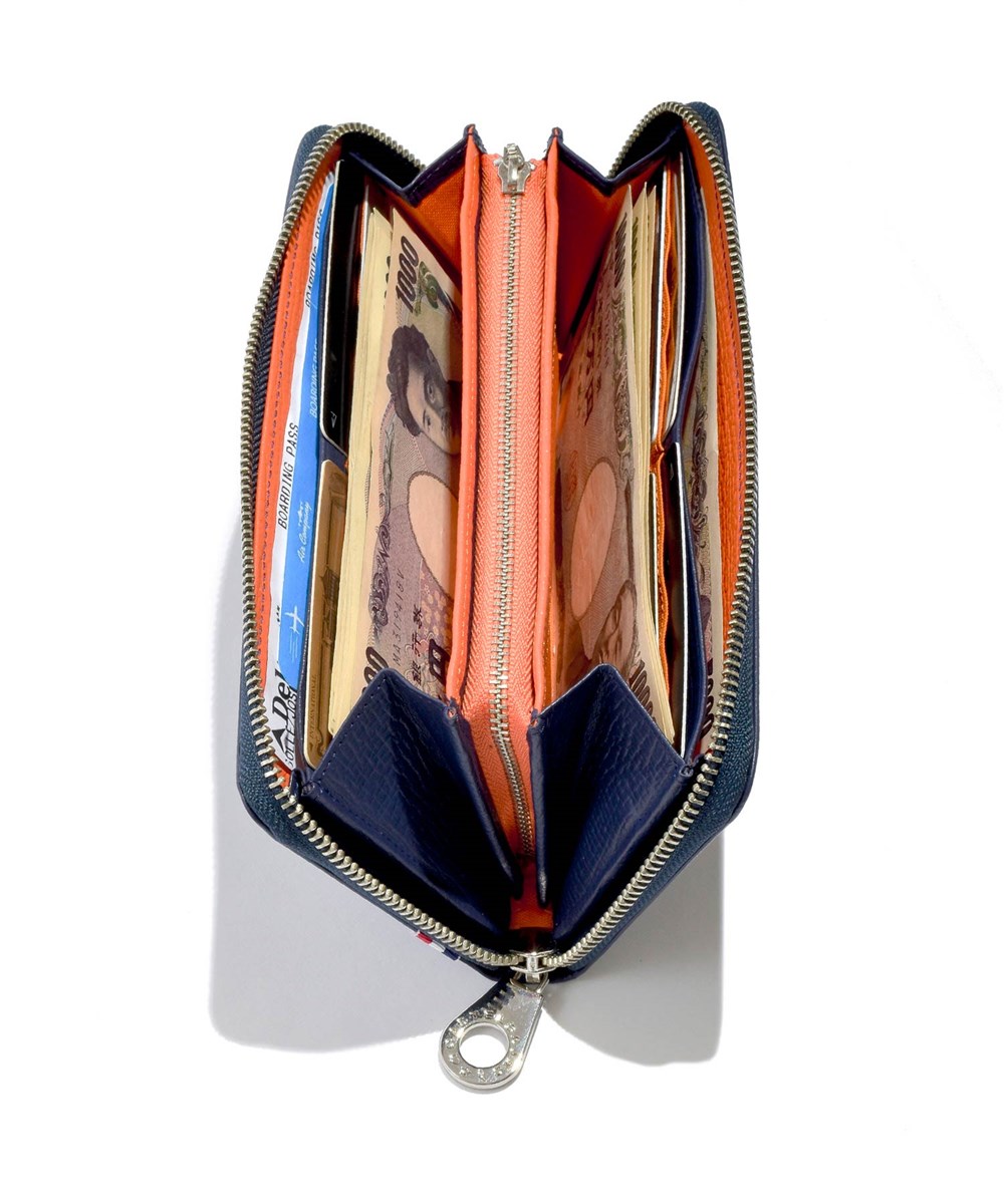 カステルバジャック ピッコロ ラウンドファスナー 長財布