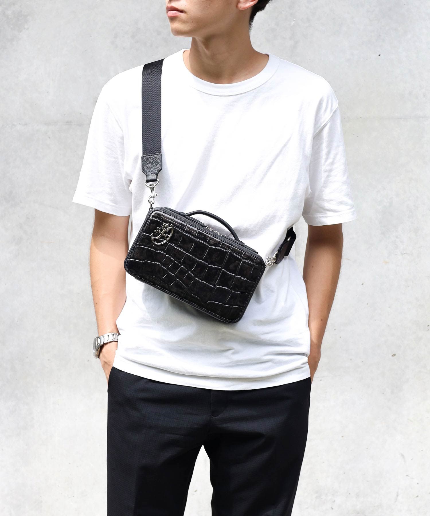 CASTELBAJAC / カステルバジャック ジプス レザーミニショルダーバッグ