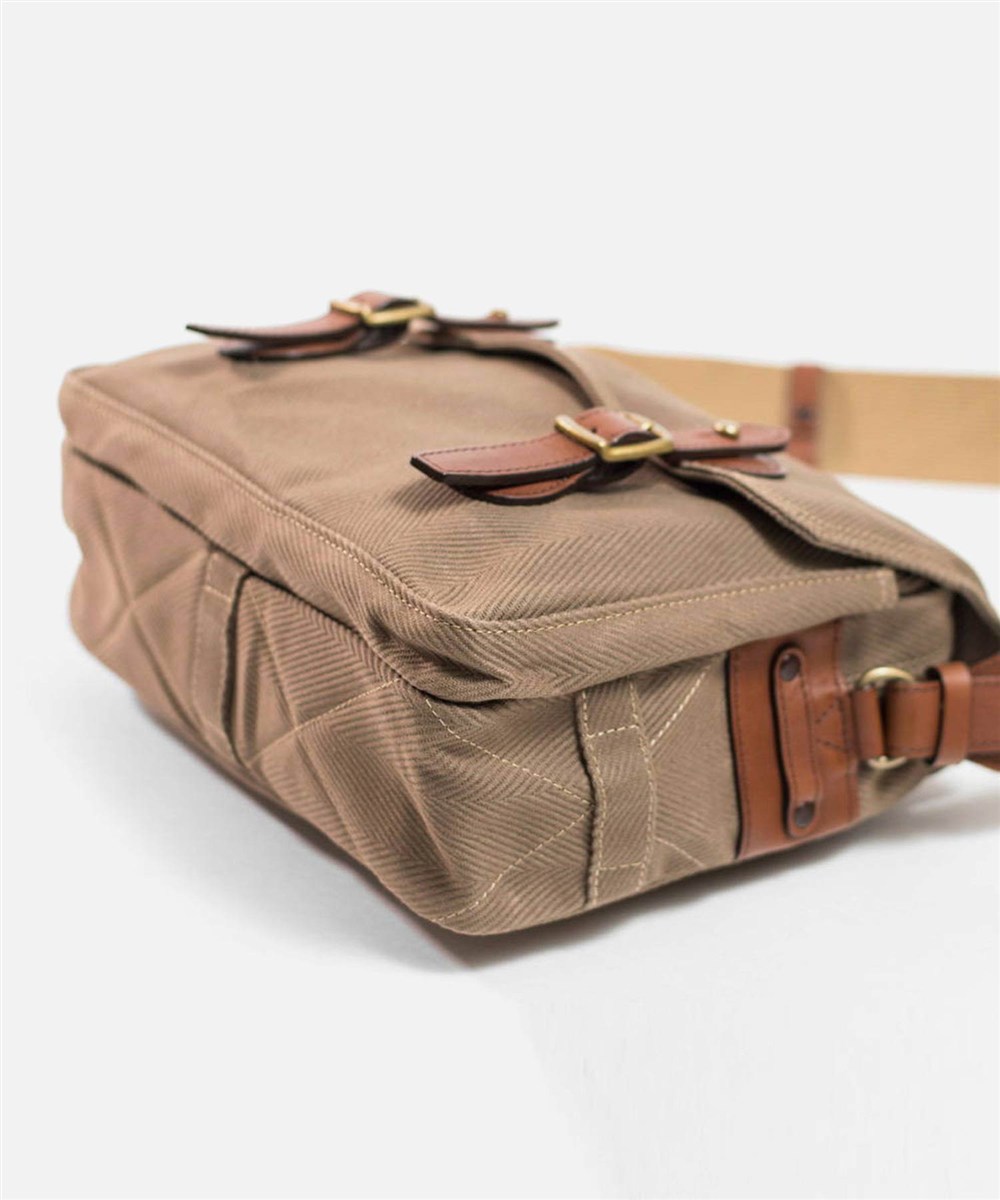 シルバーレイククラブ ヘリンボーン ショルダーバッグ 28cm